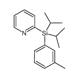 2-(diisopropyl(m-tolyl)silyl)pyridine结构式