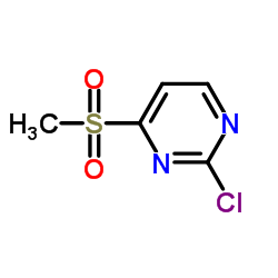 2-Chloro-4-(methylsulfonyl)pyrimidine Structure