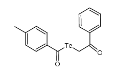 Te-phenacyl 4-methylbenzenecarbotelluroate Structure