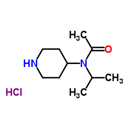 N-isopropyl-N-(piperidin-4-yl)acetamide hydrochloride Structure
