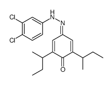 4-(3,4-dichlorophenylazo)-2,6-di-sec-butyl-phenol Structure