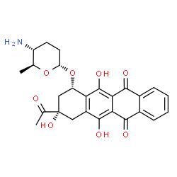 (7S,9S)-9-acetyl-7-[(2S,5R,6S)-5-amino-6-methyl-oxan-2-yl]oxy-6,9,11-t rihydroxy-8,10-dihydro-7H-tetracene-5,12-dione picture