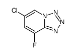 6-氯-8-氟四唑并[1,5-a]吡啶结构式