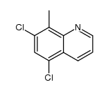 5,7-dichloro-8-methylquinoline结构式