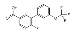 4-Fluoro-3-(3-trifluoromethoxyphenyl)benzoic acid picture
