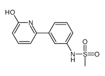 N-[3-(6-oxo-1H-pyridin-2-yl)phenyl]methanesulfonamide结构式