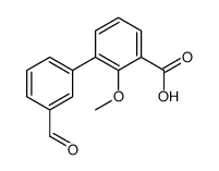 3-(3-formylphenyl)-2-methoxybenzoic acid结构式