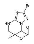 ethyl 2-bromo-4,5,6,7-tetrahydro-[1,2,4]triazolo[1,5-a]pyrimidine-7-carboxylate结构式