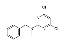 N-benzyl-4,6-dichloro-N-methylpyrimidin-2-amine结构式