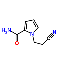 1H-Pyrrole-2-carboxamide,1-(2-cyanoethyl)-(9CI) Structure