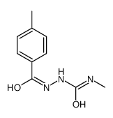 1-methyl-3-[(4-methylbenzoyl)amino]urea Structure
