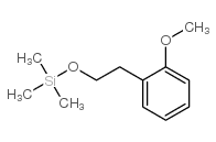 2-Methoxyphenylethyl trimethylsilyl ether Structure