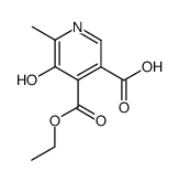3,4-Pyridinedicarboxylic acid,5-hydroxy-6-methyl-,4-ethyl ester picture