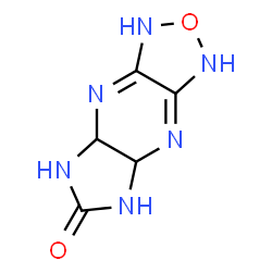 1H-Imidazo[4,5-b][1,2,5]oxadiazolo[3,4-e]pyrazin-6(4H)-one,4a,5,7,7a-tetrahydro-(9CI) Structure