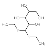 D-Xylose, diethyldithioacetal (9CI) structure