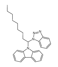 9-(1-(1H-benzo[d][1,2,3]triazol-1-yl)nonyl)-9H-carbazole Structure