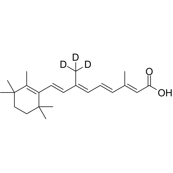 4,4-Dimethyl Retinoic acid-d3结构式