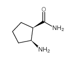 cis-2-Amino-1-cyclopentanecarboxamide structure