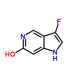 3-Fluoro-1,5-dihydro-6H-pyrrolo[3,2-c]pyridin-6-one结构式