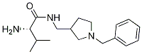 (S)-2-AMino-N-(1-benzyl-pyrrolidin-3-ylMethyl)-3-Methyl-butyraMide结构式