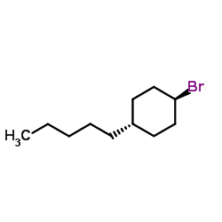 trans-1-Bromo-4-pentylcyclohexane Structure