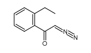 2-diazo-1-(2-ethylphenyl) ethanone Structure