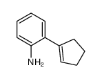 2-(cyclopenten-1-yl)aniline Structure