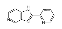 2-(2-pyridyl)-1(3)H-imidazo[4,5-c]pyridine结构式