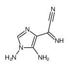 1H-Imidazole-4-acetonitrile,1,5-diamino-alpha-imino-(9CI) picture