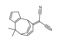 2-(9,9-dimethyl-8,9-dihydro-3H-4,8-ethenocyclopenta[8]annulen-5(4H)-ylidene)malononitrile结构式