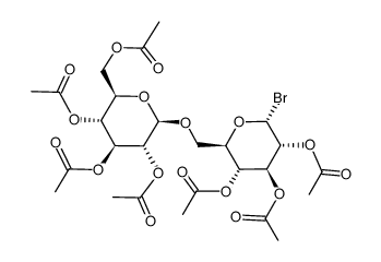 hepta-O-acetyl-α-gentiobiosyl bromide Structure