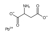 2-aminobutanedioate,lead(2+) Structure