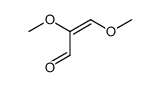 2,3-dimethoxy-propenal Structure