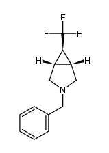 trans-3-benzyl-6-(trifluoromethyl)-3-azabicyclo[3.1.0]hexane结构式