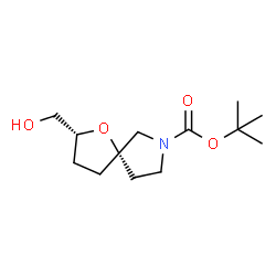 Racemic-(2R,5S)-Tert-Butyl 2-(Hydroxymethyl)-1-Oxa-7-Azaspiro[4.4]Nonane-7-Carboxylate Structure