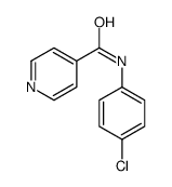 N-(4-CHLOROPHENYL)ISONICOTINAMIDE结构式