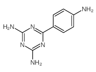 1,3,5-Triazine-2,4-diamine,6-(4-aminophenyl)-结构式
