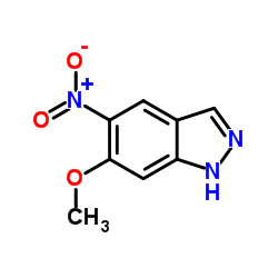 6-Methoxy-5-nitro-1H-indazole Structure