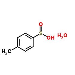 4-Methylbenzenesulfinic acid hydrate (1:1) structure