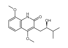 (R)-3-(2-hydroxy-3-methylbutyl)-4,8-dimethoxyquinolin-2(1H)-one Structure