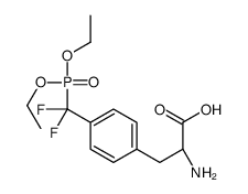 (2S)-2-amino-3-[4-[diethoxyphosphoryl(difluoro)methyl]phenyl]propanoic acid结构式