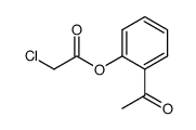 Chloressigsaeure-(2-acetyl-phenyl)-ester结构式