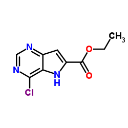 Ethyl 4-chloro-5H-pyrrolo[3,2-d]pyrimidine-6-carboxylate picture