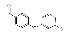 4-(3-CHLORO-PHENOXY)-BENZALDEHYDE Structure