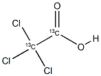 2,2,2-Trichloro-acetic Acid-13C2 (Contain 3.5% unlabeled) structure