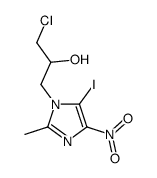 1-chloro-3-(5-iodo-2-methyl-4-nitroimidazol-1-yl)propan-2-ol Structure