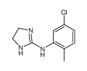 N-(2-Methyl-5-chlorophenyl)-4,5-dihydro-1H-imidazole-2-amine structure