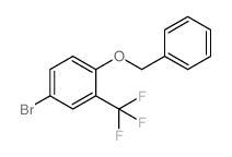 2-(苄氧基)-5-溴-1-三氟甲基苯结构式