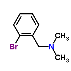1-(2-Bromophenyl)-N,N-dimethylmethanamine structure