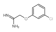 2-(3-CHLORO-PHENOXY)ACETAMIDINE structure